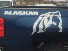 Load image into Gallery viewer, Chevy Silverado hd Alaskan custom bear edition truck bed decal set