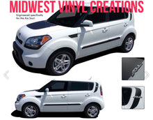 Load image into Gallery viewer, All year Kia Soul hood &amp; Side Stripe Decal Sticker set plus free gift
