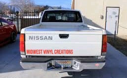 Nissan truck tailgate rear decal sticker  plus free gift