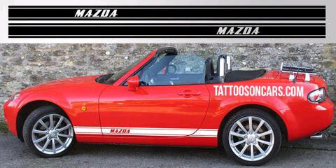 Mazda Miata rocker side decal set plus free gift