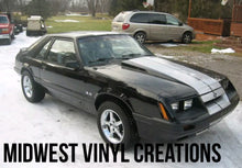 Load image into Gallery viewer, 79-93 fox body mustang gt lx Racing Stripe Decal set plus free gift