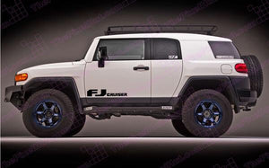 Toyota FJ Cruiser lower door decal set for all year cruisers