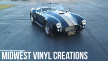 Load image into Gallery viewer, Mustang cobra replica kit car 10” racing stripe set plus free carol shelby signature decal gift free