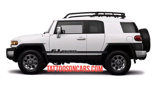 Toyota FJ Cruiser lower Side Decal Kit for all year Cruisers