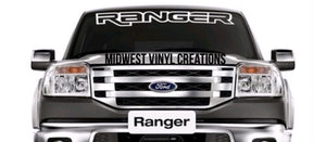 Ford ranger windshield banner decal sticker plus free gift