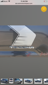 2010-2024 Toyota Tacoma side wonder stripe decal set