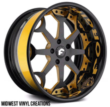 Load image into Gallery viewer, Custom wheel brand or custom text decal for wheel rim lip plus free gift