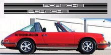 Load image into Gallery viewer, Porsche carrera 911 panamara cayman cayan rocker stripe decal set plus free gift