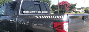 Nissan nismo decal for truck bed body decal set pair plus free gift