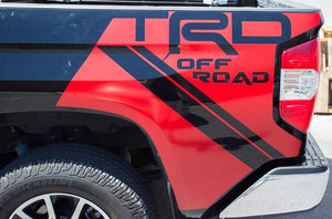 Toyota tundra truck bed trd off road decal set kit