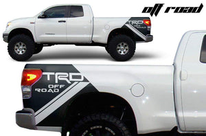 Toyota tundra truck bed trd off road decal set kit