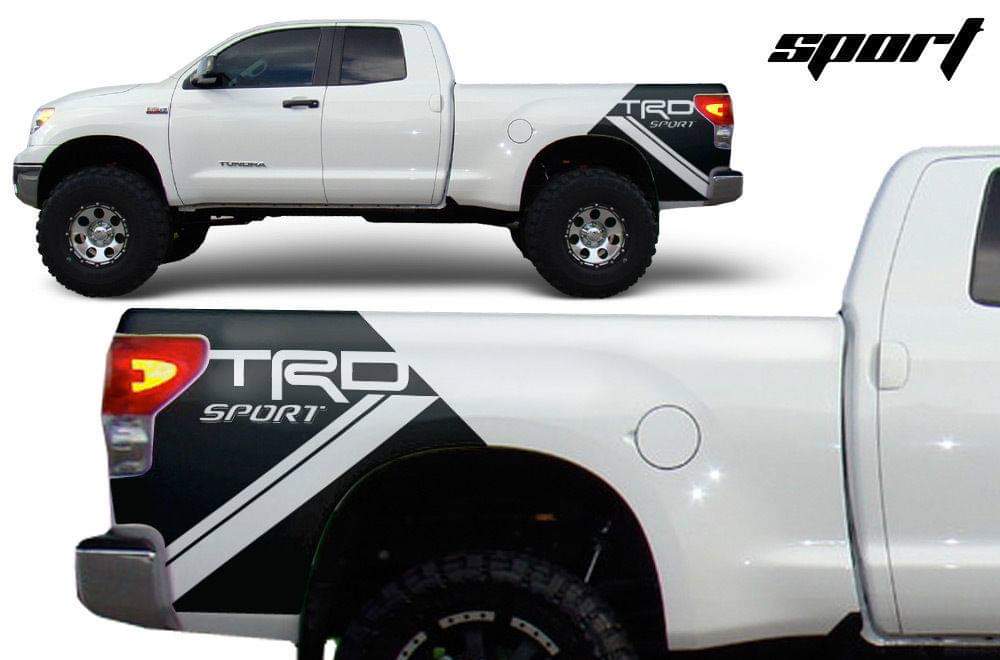 Toyota tundra truck bed trd sport decal set kit all years tundra
