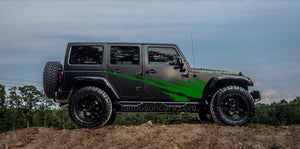 Jeep wrangler all years side splash designs many colors available