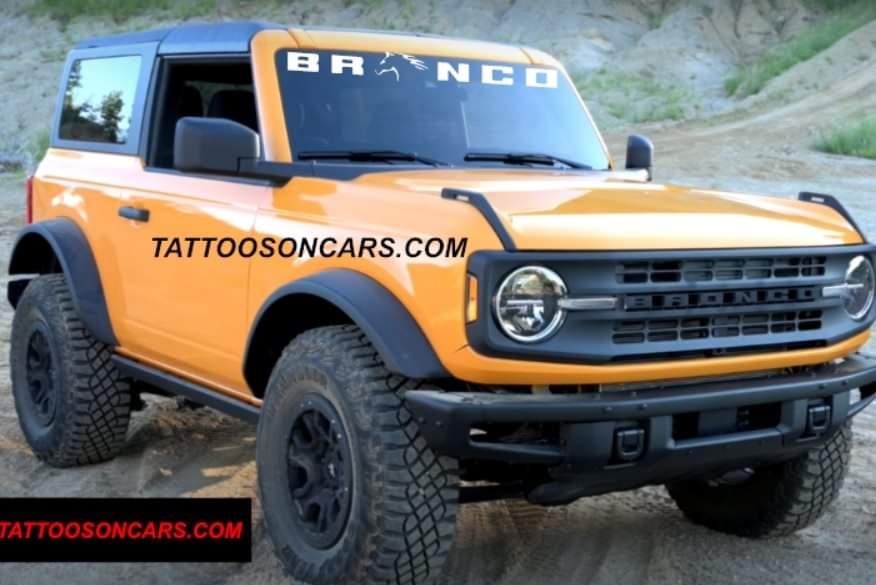 1950-2023 ford bronco windshield decal